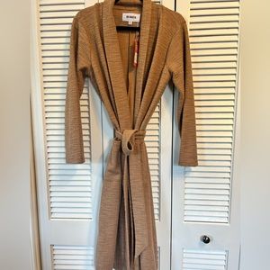 Let’s hang knit duster in Carmel BB Dakota